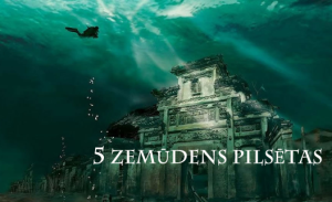 5 zemūdens pilsētas