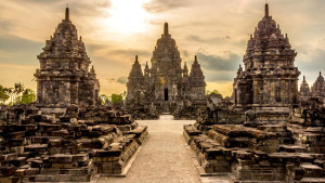 "Prambanan" templis, Yogyakarta, Indonēzija