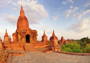 "Lawkaoushaung" templis, Bagana, Mjanmara